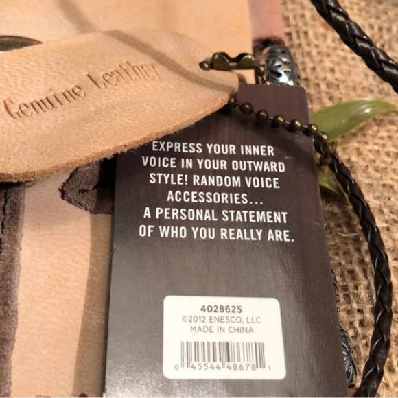 Mini Crossbody Bag NWT Random Voice Leather Suede Purse Live In The Moment NWT - Picture 7 of 12